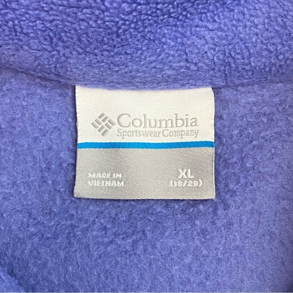 Columbia Lavender Full Zip Front Fleece - Picture 8 of 9